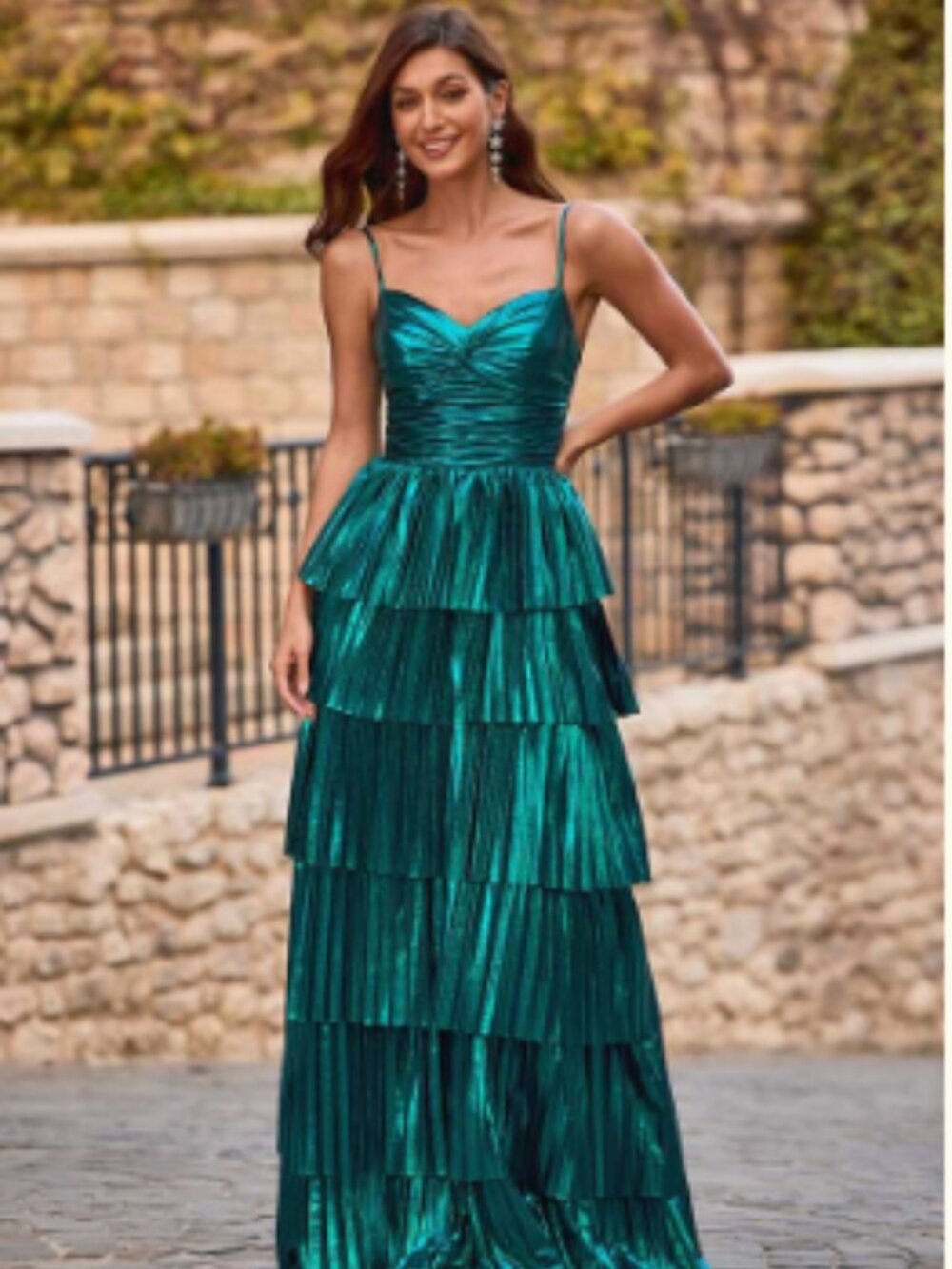 Stacee Prom Dress in teal